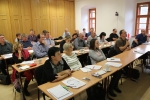 JUDr. Miroslav Kub�nek p�edn�� ��astn�k�m �kolen� Jedn�n� a usn�en� org�n� obce (27.11.2018)